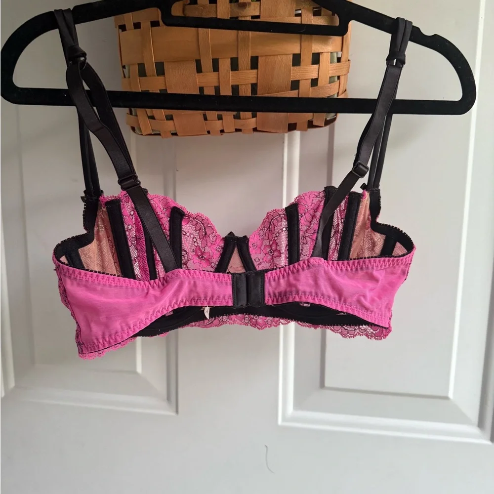 Victoria's Secret Pink Lace Balconette Bra